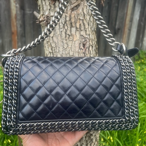 ❌Reserved❌Chanel Limited Edition Chain Meduim Boy Bag - Picture 6 of 12